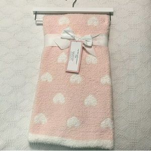 cupcakes & cashmere baby blanket pink hearts